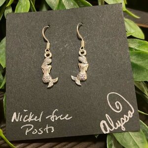 Handmade mermaid earrings